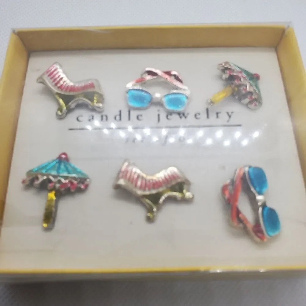 NWT Pier 1 Set of 6 Beach Candle Jewelry